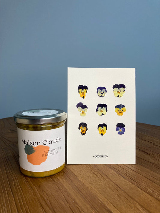 Herbier Pensées - Confiture Clémentine & Romarin